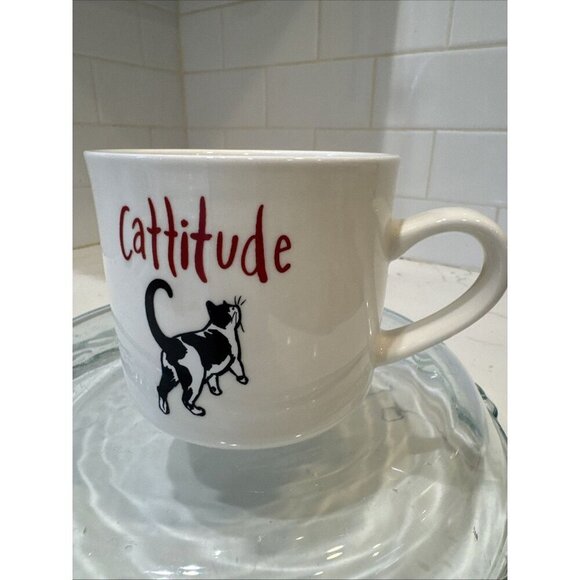 Opalhouse Target 12oz Sentiment Mug Stoneware Cat Lover EUC - Picture 5 of 7
